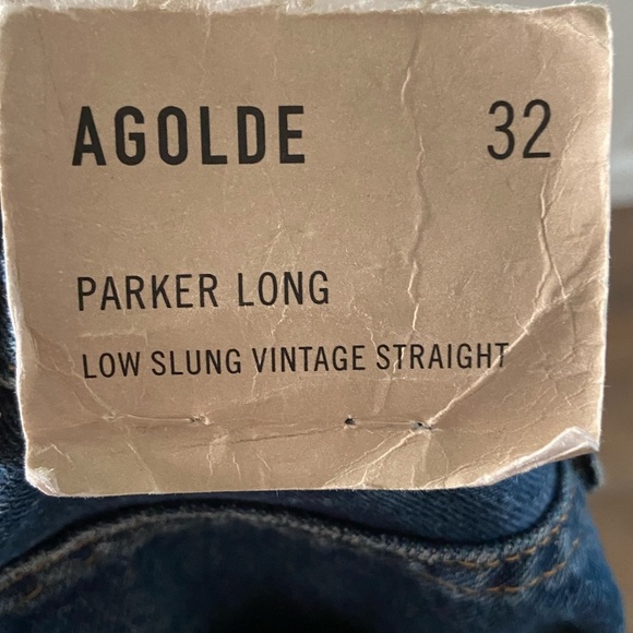 Agolde Parker long low slung vintage straight women 32 NWT - Picture 6 of 8